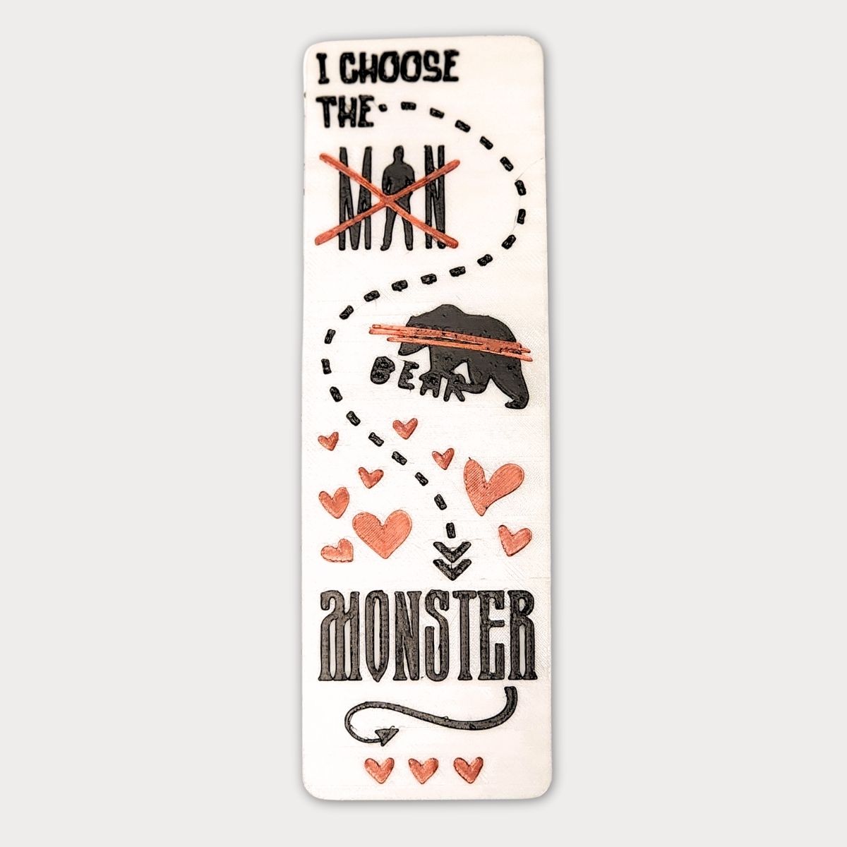 Choose the Monster Bookmark