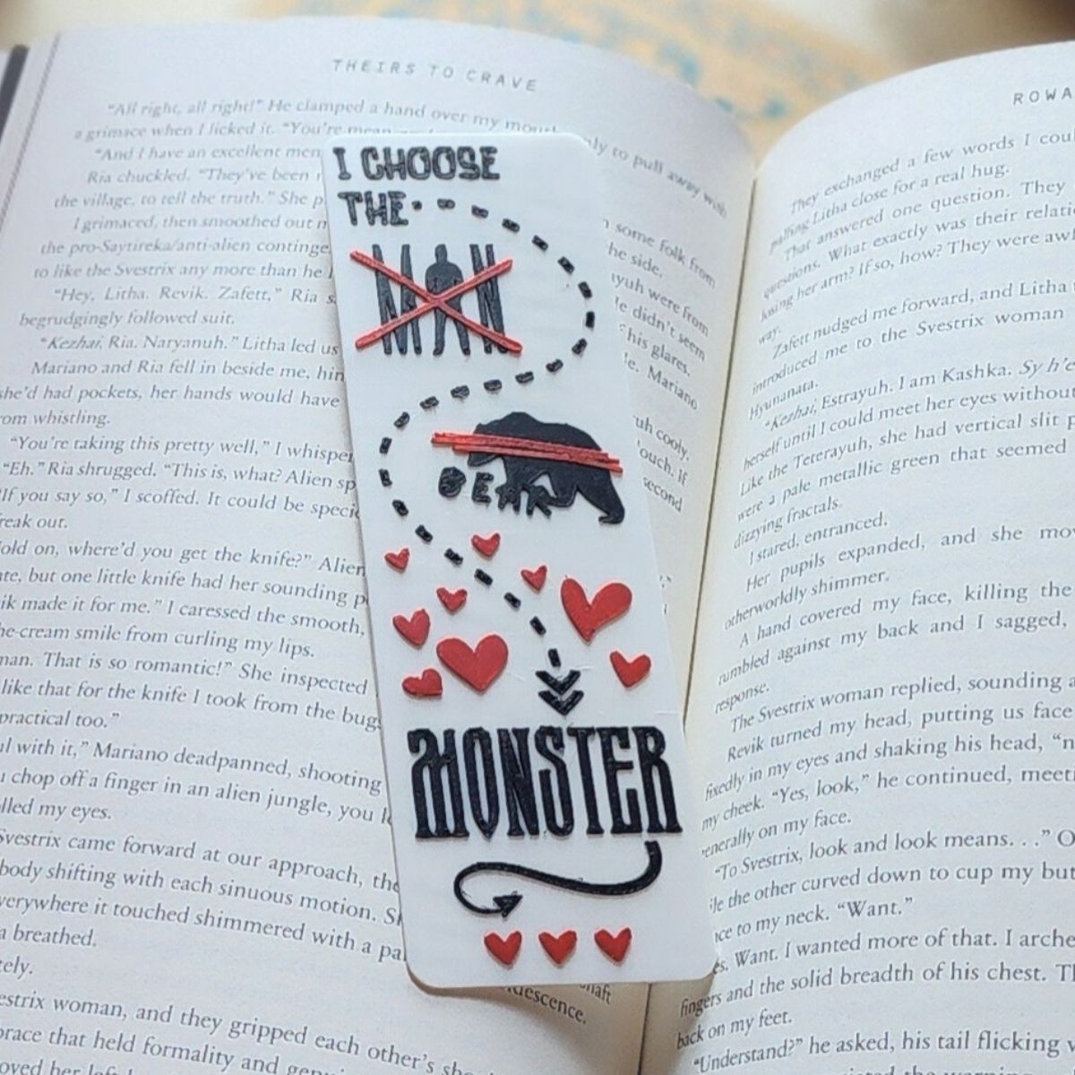 Choose the Monster Bookmark