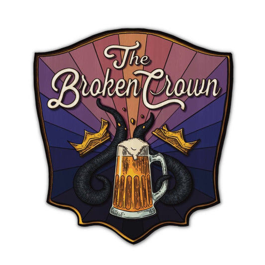 Broken Crown Sticker